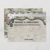 4.25x5.5 Advice Card Army OCP Camo Uniform Camofla Kaart (Voorkant / Achterkant)