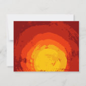 4.25x5.5 Advies Kaart African Safari Giraffe Sunse (Achterkant)