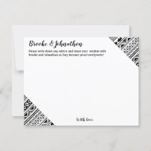 4.25x5.5 advies Kaart Boho Buffalo Tribal Pattern 