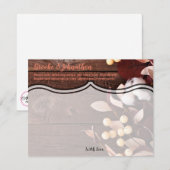 4.25x5.5 Advies Kaart Cotton Branch op Dark Wood S (Voorkant / Achterkant)