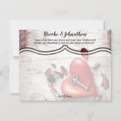 4.25x5.5 Advies Kaart Country Wood Sleutel tot mij (Voorkant)