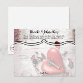 4.25x5.5 Advies Kaart Country Wood Sleutel tot mij (Voorkant / Achterkant)