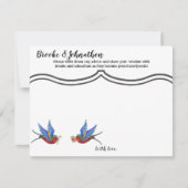 4.25x5.5 Advies Kaart Traditional Bird Tattoo Spar (Voorkant)