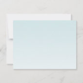 4.25x5.5 Advies Kaart Tropische Bloem op Blue Ombr (Achterkant)