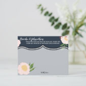4.25x5.5 Advies Kaart Wit Bloemen op Donker (Staand voorkant)