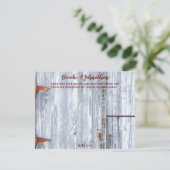 4.25x5.5 Advies Kaart Wit Wassen Hout Schuurdeur C (Staand voorkant)