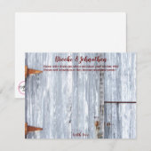 4.25x5.5 Advies Kaart Wit Wassen Hout Schuurdeur C (Voorkant / Achterkant)