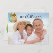 4.25x5.5-fotokerstkaart feestdagenkaart (Voorkant / Achterkant)