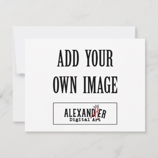 4,25x5,5-inch horizontale A2-flatkaart Bedankkaart (Achterkant)