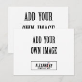 4,25x5,5-inch horizontale A2-flatkaart Bedankkaart (Voorkant / Achterkant)