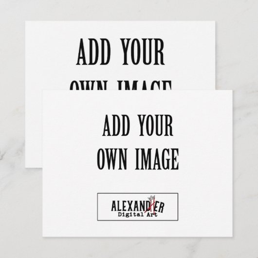 4,25x5,5-inch horizontale A2-flatkaart Bedankkaart (Voorkant / Achterkant)