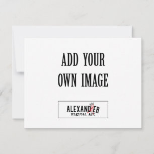 4,25x5,5-inch horizontale A2-flatkaart Bedankkaart