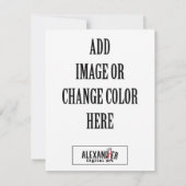 4,25x5,5-inch verticale A2-flatkaart Bedankkaart (Achterkant)