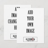 4,25x5,5-inch verticale A2-flatkaart Bedankkaart (Voorkant / Achterkant)