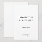 4.25x5.5" kaart afdrukken (Voorkant / Achterkant)