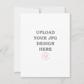 4.25x5.5 Prayer-Kaart - Upload uw eigen ontwerp RSVP Kaartje (Voorkant)