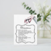 4.25x5.5 Richting Cardv v zombie bloed druppel vam Kaart (Staand voorkant)