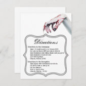 4.25x5.5 Richting Cardv v zombie bloed druppel vam Kaart (Voorkant / Achterkant)