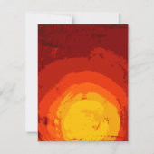 4.25x5.5 Richting Kaart African Safari Giraffe Zon (Achterkant)