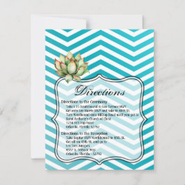 4.25x5.5 Richting Kaart Boho Cacti Cactus Succulen