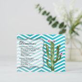 4.25x5.5 Richting Kaart Boho Cacti Cactus Succulen (Staand voorkant)