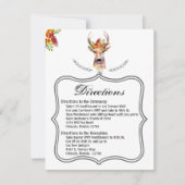 4.25x5.5 Richting Kaart boho hert Buck Head Browni (Voorkant)