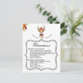 4.25x5.5 Richting Kaart boho hert Buck Head Browni (Staand voorkant)