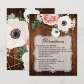 4.25x5.5 Richting Kaart Geometrische Landschuur Wo (Voorkant / Achterkant)