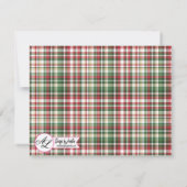 4.25x5.5 Richting Kaart Goud Glitter Rendier Plai (Achterkant)