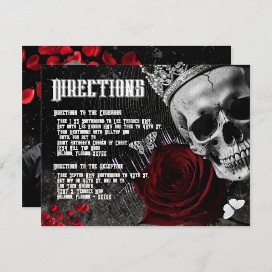 4.25x5.5 Richting Kaart Haunting Adeline Zade Mead (Voorkant / Achterkant)