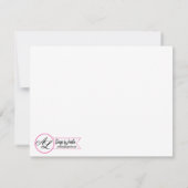 4.25x5.5 Richting Kaart Katoenen Tak op Donker Hou (Achterkant)