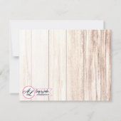 4.25x5.5 Richting Kaart Laarzen Landelijk Rustiek  (Achterkant)