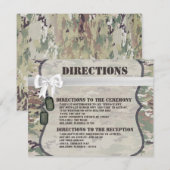 4.25x5.5 Richting Kaart Leger Luchtmacht OCP Camo (Voorkant / Achterkant)