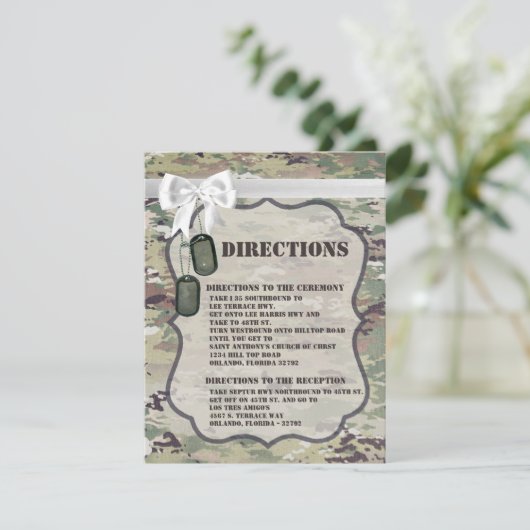 4.25x5.5 Richting Kaart Leger Luchtmacht OCP Camo (Staand voorkant)