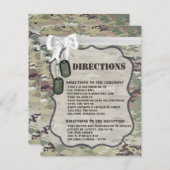 4.25x5.5 Richting Kaart Leger Luchtmacht OCP Camo (Voorkant / Achterkant)