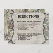 4.25x5.5 Richting Kaart Leger Luchtmacht OCP Camo (Voorkant / Achterkant)