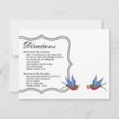 4.25x5.5 Richting Kaart Traditional Bird Tattoo SP (Voorkant)