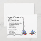 4.25x5.5 Richting Kaart Traditional Bird Tattoo SP (Voorkant / Achterkant)