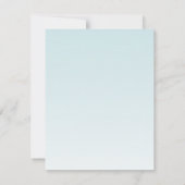 4.25x5.5 Richting Kaart Tropische Bloem op Blauw O (Achterkant)