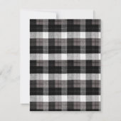 4.25x5.5 Richting Kaart XMAS Truck Buffalo Plaid (Achterkant)