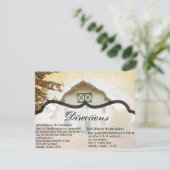 4.25x5.5 Richting Kaart Zonsondergang Schuur Lande (Staand voorkant)