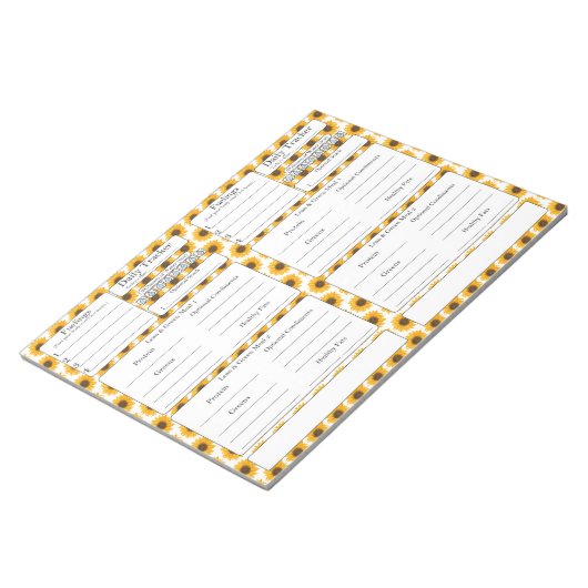 4-2-1-maaltijdverklikker notitieblok (Schuin)