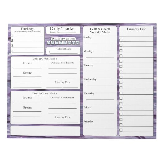 4-2-1-maaltijdverklikker | Planner | Een laptop op Notitieblok (Voorkant)