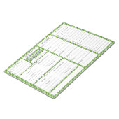 4-2-1-maaltijdverklikker | Planner | Lijst van kru Notitieblok (Schuin)