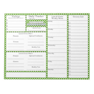 4-2-1-maaltijdverklikker | Planner | Lijst van kru Notitieblok