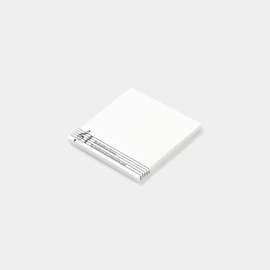 4/4 Tijd Post-it® Notes (Schuin)