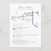 4,5-inch x 6,25-inch Custom Map Enclosure Card voo Informatiekaartje (Voorkant)