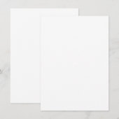 4,5 inch x 6,25 inch flat-menukaart menu (Voorkant / Achterkant)
