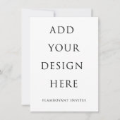 4,5"x6.25" Kaart Uitnodiging/Enclosure (Voorkant)