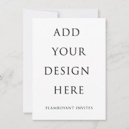 4,5"x6.25" Kaart Uitnodiging/Enclosure